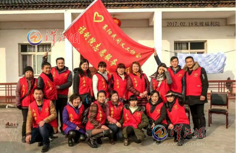 志愿者们的合影