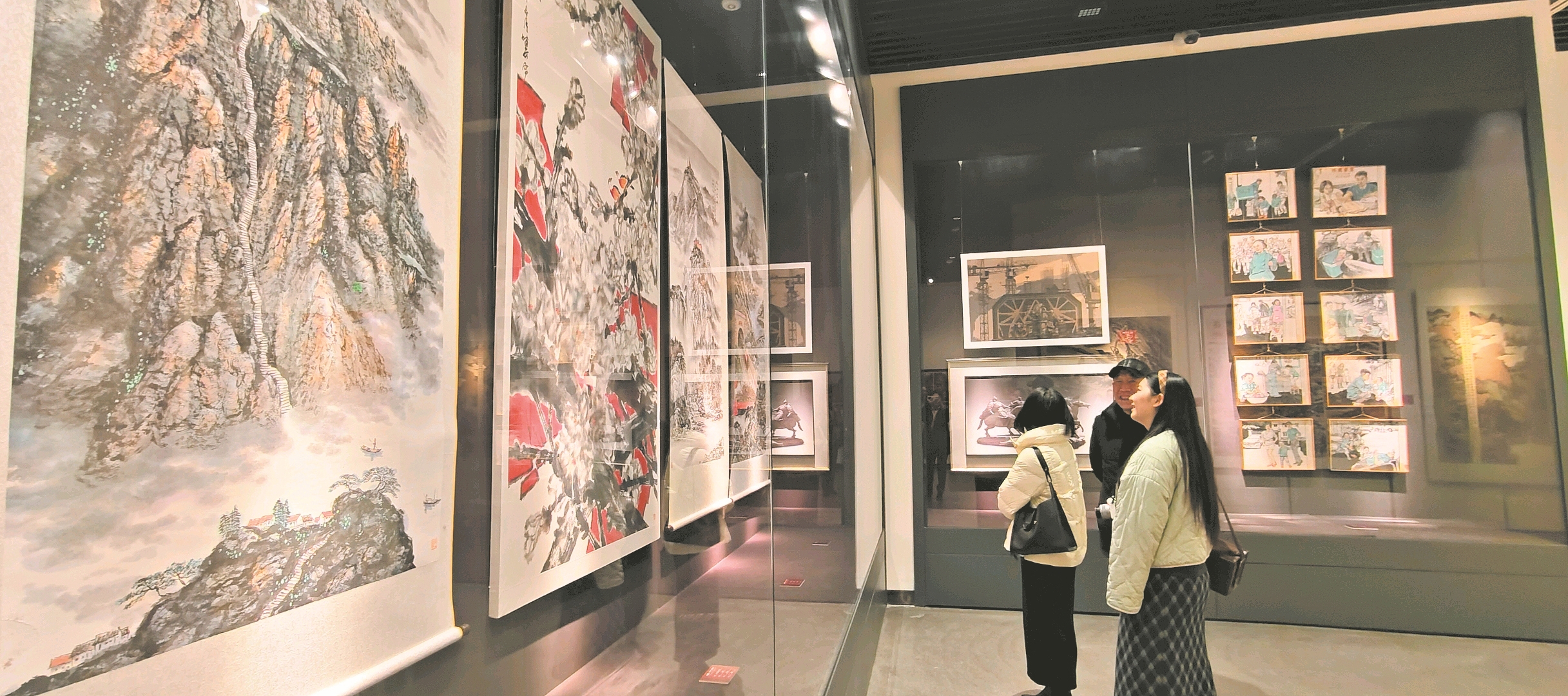 展览现场 全媒体记者张亚婷 摄