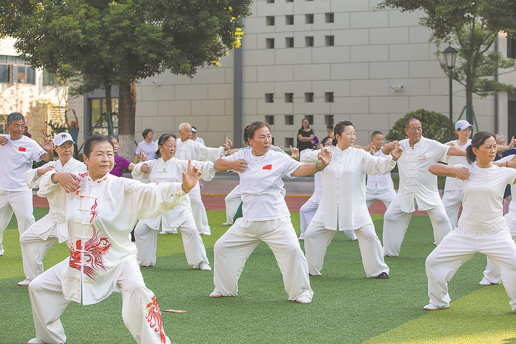 太极提升班学员展示
